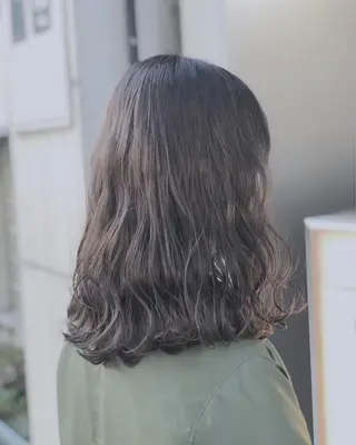 セミロング カラー ✨髪質改善縮毛矯正✨ 宇田川修平のヘアスタイル