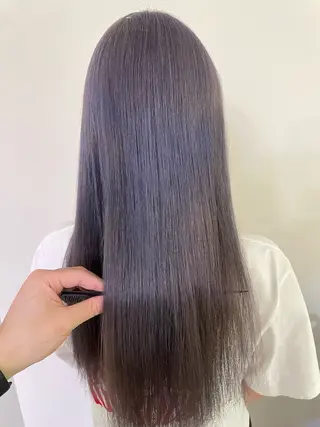 セミロング カラー ハイトーン/心斎橋 🌙イツキのヘアスタイル