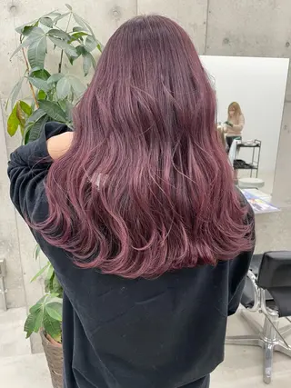 ロング カラー Kazuki/名古屋 ブリーチ/髪質改善のヘアスタイル