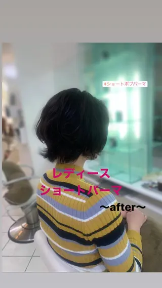 ショート パーマ ~増田 勇輝~のヘアスタイル