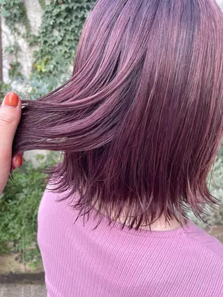 カラー 橋本 実奈美のヘアスタイル