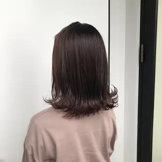 セミロング カラー Unami MIHA☘️*゜のヘアスタイル