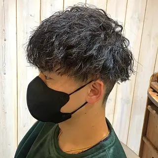 ショート パーマ メンズ メンズパーマ&メンズ 縮毛矯正/平野/渋谷のヘアスタイル