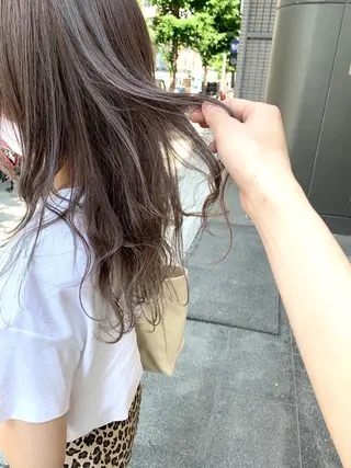 ロング ダブルカラー/透明感 💈JUNYA💈のヘアスタイル