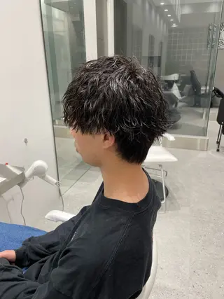 パーマ メンズ 無料ショートモデル 募集中❗️秋山ひらいのヘアスタイル