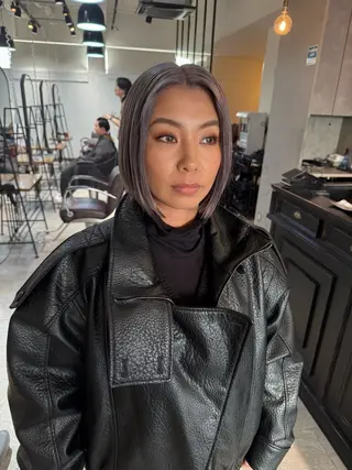 ミディアム カラー メンズ キッズ BRAIDS💎愛子 大人ハイライト💎のヘアスタイル