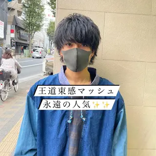 ショート カラー メンズ 無料カットモデル/ 髪質改善/角田 龍汰のヘアスタイル