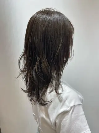 ミディアム カラー 🐺ウルフ/レイヤー 似合わせ‎🤍沙羅のヘアスタイル