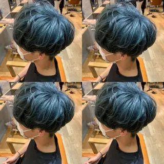 ショート ✨縮毛矯正✖︎顔周り レイヤー✨ナカムラのヘアスタイル