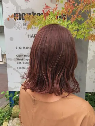 ミディアム カラー 🟩白髪ぼかし/ボブ /ショートヘア/大司のヘアスタイル