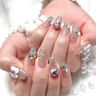 ネイル 🦋チップ長さだし 専門店🦋のネイルデザイン