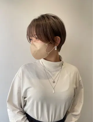 ショート 透明感カラー/ ゆずほのヘアスタイル