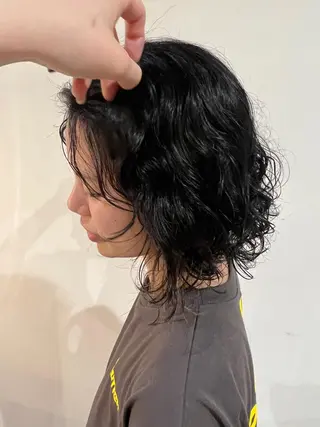 ショート パーマ yard.長田 唯のヘアスタイル