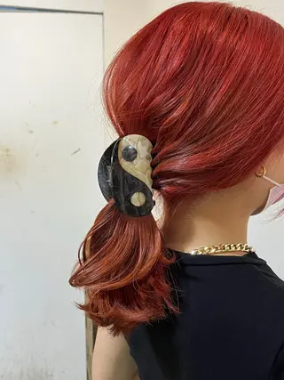 ミディアム 小山 水綺のヘアスタイル