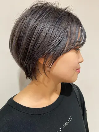 ショート 艶髪 森田/嵩士のヘアスタイル