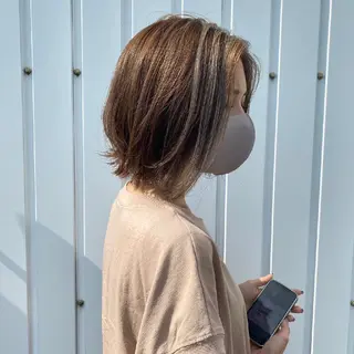 ショート カラー 婦中町／4月限定無料 カットメニューありのヘアスタイル