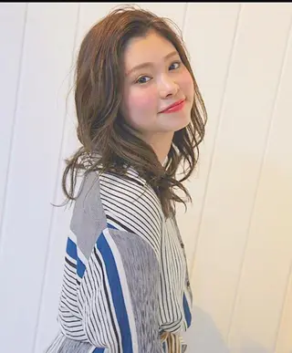 セミロング カラー ダメージレスサロン✨ kayo🌱のヘアスタイル