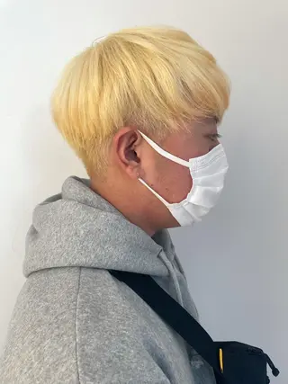 ショート カラー パーマ メンズ 🔥メンズカラー🔥 セヤシュウヘイのヘアスタイル