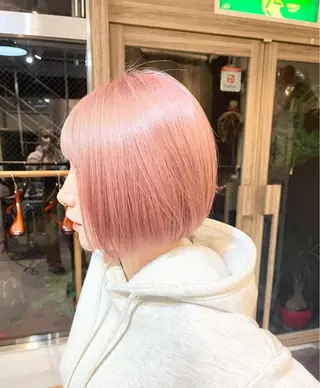 ミディアム カラー 髪質改善で 憧れの潤艶美髪にのヘアスタイル