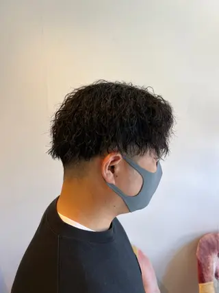 パーマ メンズ あだち 寺田町のヘアスタイル