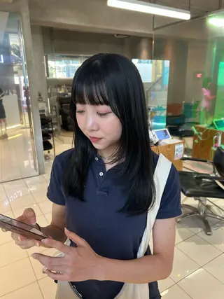 セミロング カラー bob/ aoiのヘアスタイル