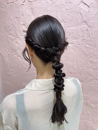 ヘアアレンジ FACE。 石川町のヘアスタイル