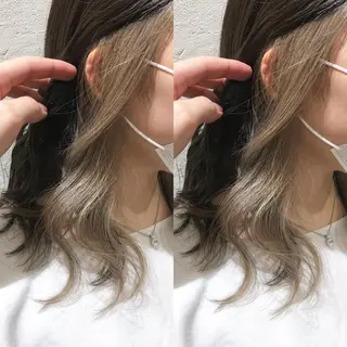 ロング カラー あさだ しゅうたろうのヘアスタイル