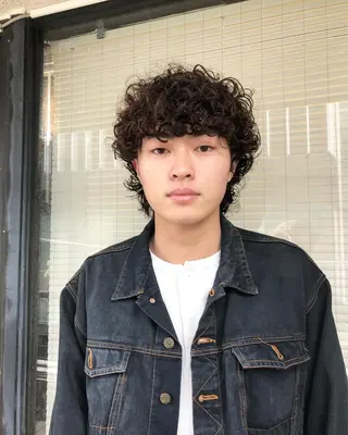 パーマ ヘアアレンジ メンズ メンズ特化✂️栗原 侑也のヘアスタイル