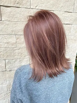 ミディアム カラー RIENS♡xrea 山本優舞のヘアスタイル