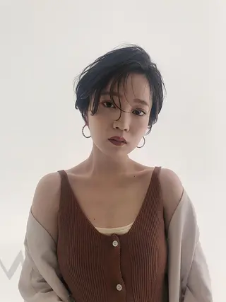 ショート 横田 美咲のヘアスタイル