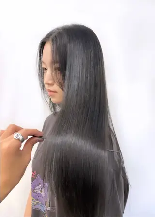ロング カラー パーマ ヘアアレンジ メンズ 💎髪質改善特化💎 RUITOのヘアスタイル