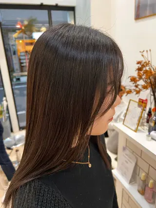 ミディアム カラー パーマ ヘアアレンジ メンズ キッズ ネイル マツエク・マツパ アイブロウ 堀井 凌平のヘアスタイル