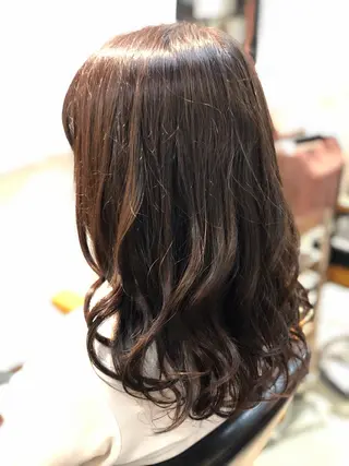 セミロング カラー パーマ ✨菅近 湧太✨のヘアスタイル