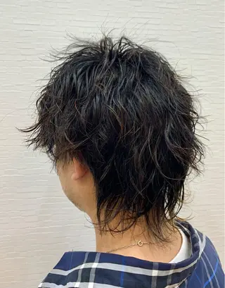 ショート パーマ メンズ 加藤 遥花のヘアスタイル