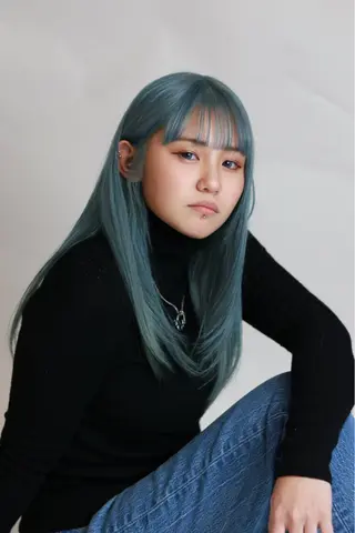 ロング カラー 浅野 匠のヘアスタイル