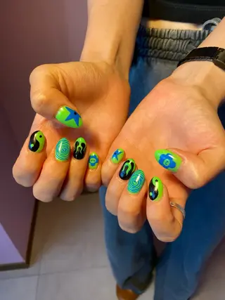 ネイル oichan 𖦹°‧のネイルデザイン