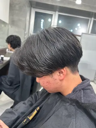 パーマ メンズ カズキ🌼曲がる 縮毛矯正のヘアスタイル