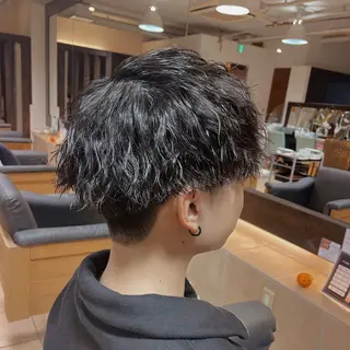 ショート パーマ メンズ すげさやか ✨メンズカットパーマのヘアスタイル