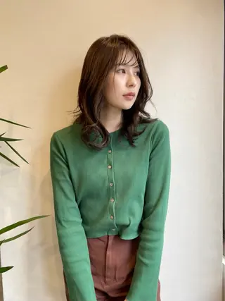 ミディアム ヘアアレンジ メンズカット大歓迎 🫧HONOKA🪽のヘアスタイル
