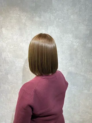 ミディアム カラー 𝐒𝐇𝐔𝐑𝐈 🦋艶カラー🦋のヘアスタイル