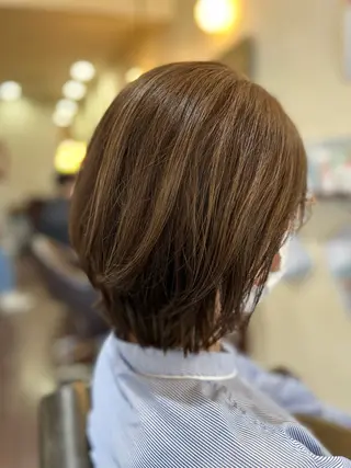 ショート 松田 佳純のヘアスタイル