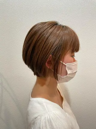 ショート カラー ノンダメージサロン/ 豊中/美容室のヘアスタイル
