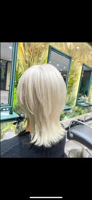 ミディアム カラー メンズ HAIRLABO 篠崎空竜のヘアスタイル