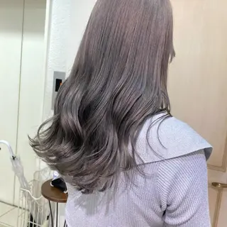 ロング カラー ヘアアレンジ 透明感カラー 古山 結季🌙🖤のヘアスタイル