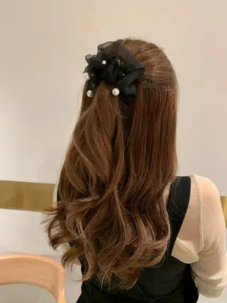 ミディアム カラー 韓国ヘア/レイヤー/ 顔まわり/りょーとのヘアスタイル