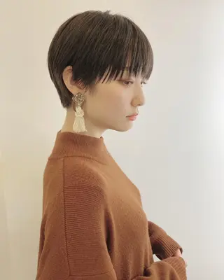 ショート カラー パーマ ヘアアレンジ メンズ キッズ ネイル マツエク・マツパ ショート/ボブ /パーマ🌿柏原良亮のヘアスタイル