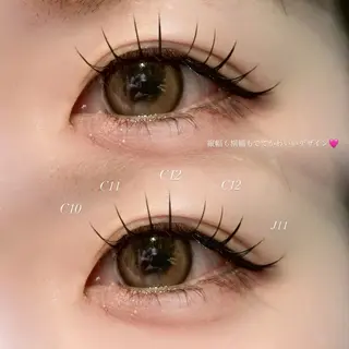 マツエク・マツパ Aoi 🩵Makea福岡のマツエク・マツパデザイン