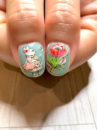 ネイル 種爪 たねつめのネイルデザイン