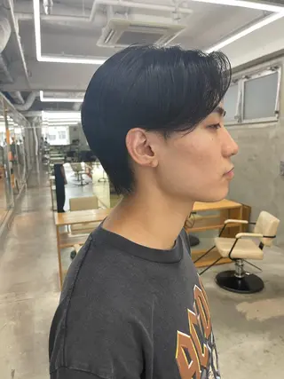 メンズ メンズカット パーマ[佐橋]のヘアスタイル