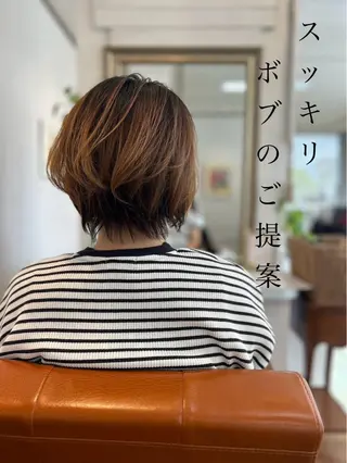 ショート ナチュラルオーブン 大村店🍀深松孝枝のヘアスタイル